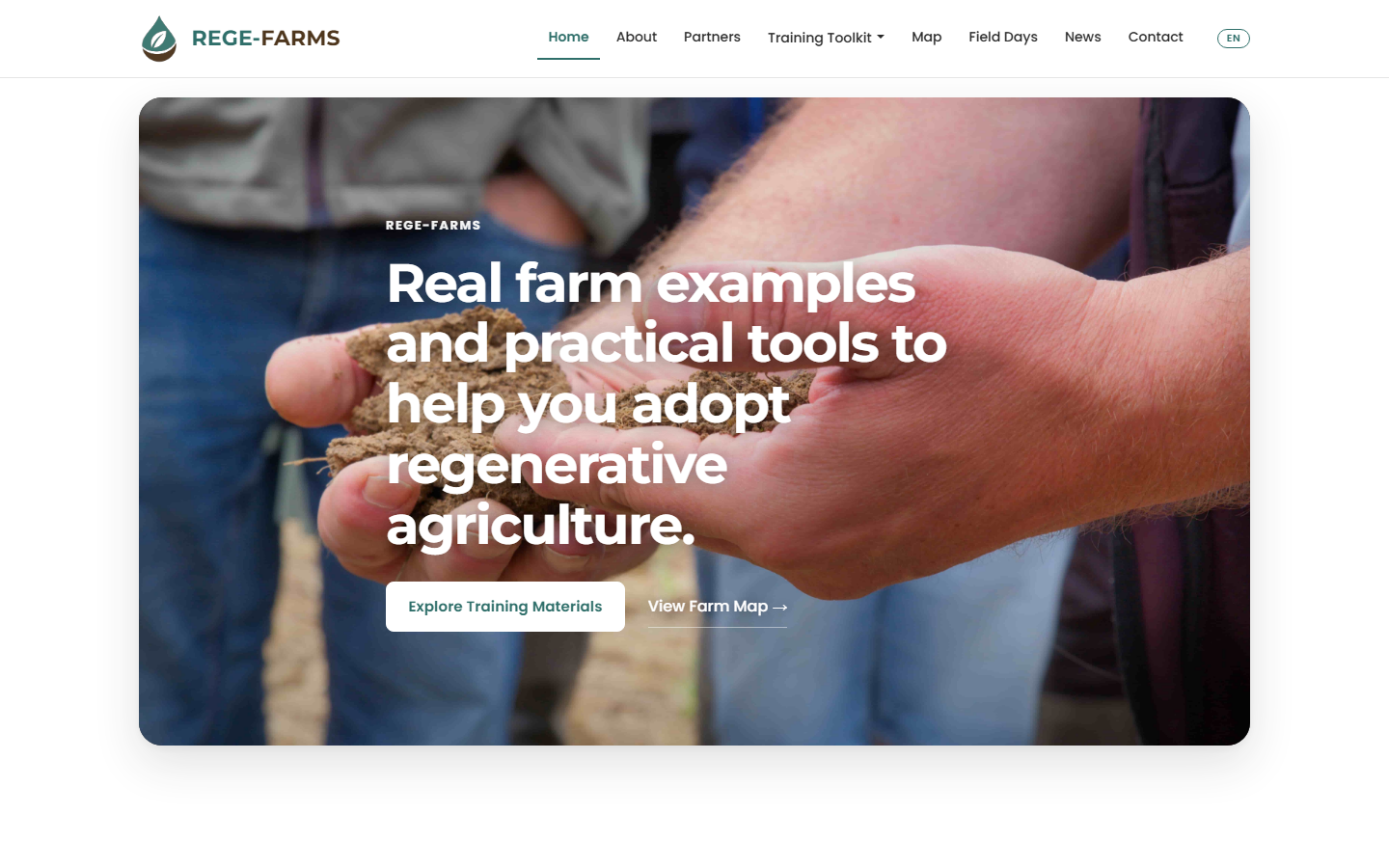 REGE-FARMS homepage